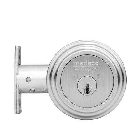 Medeco MEDECO:Residential  BiAxial CAPTIVE  Deadbolt - 2-3/8" - Satin Nickel 11TR533-19-DLT